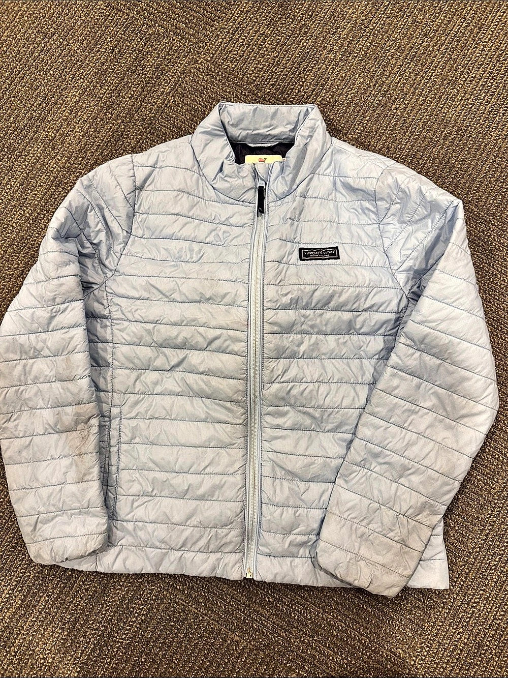 vineyard vines kids Puffer Jacket in Blue Large Like New